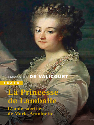cover image of La princesse de Lamballe